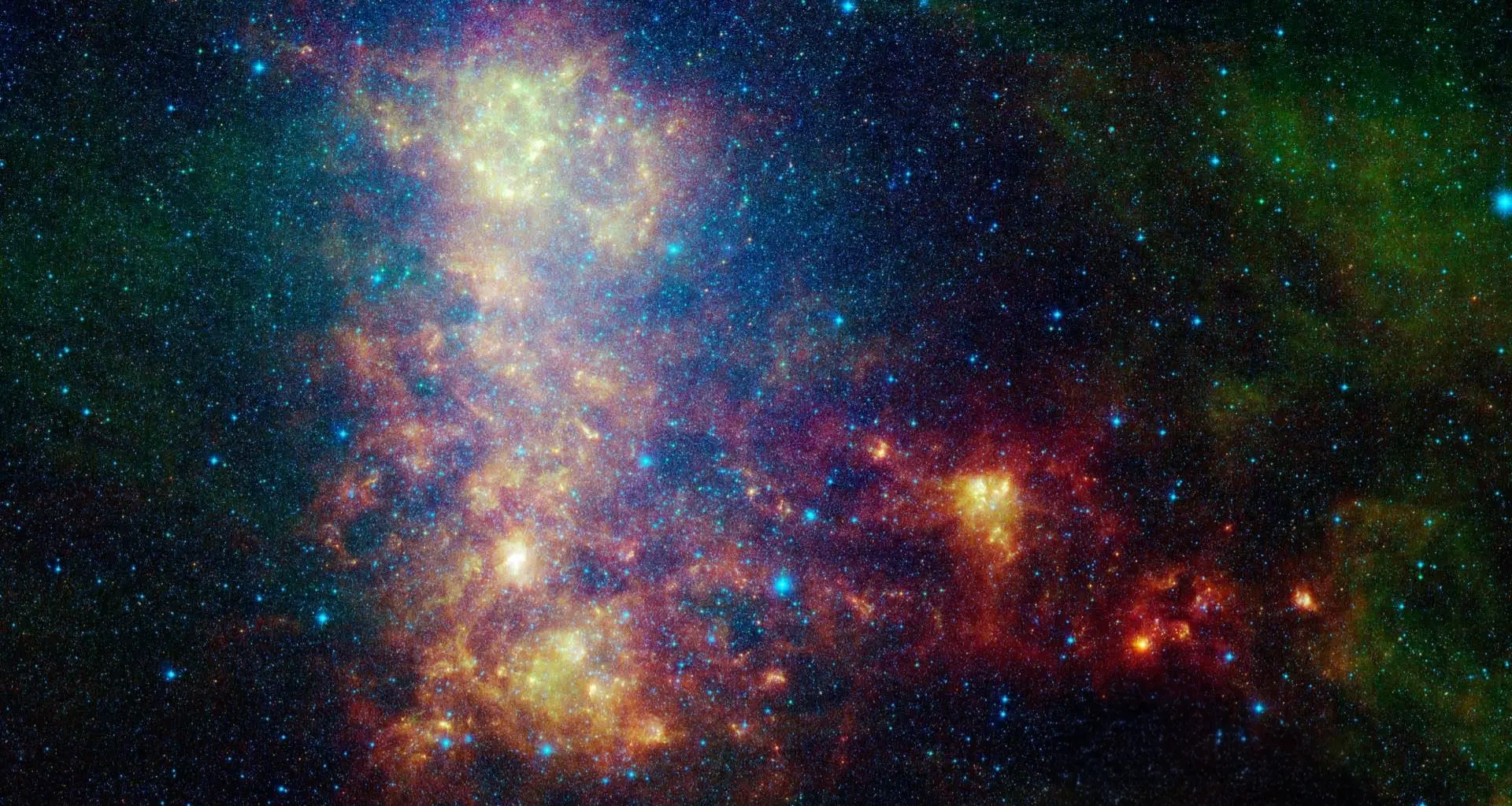 Decorative galaxy background